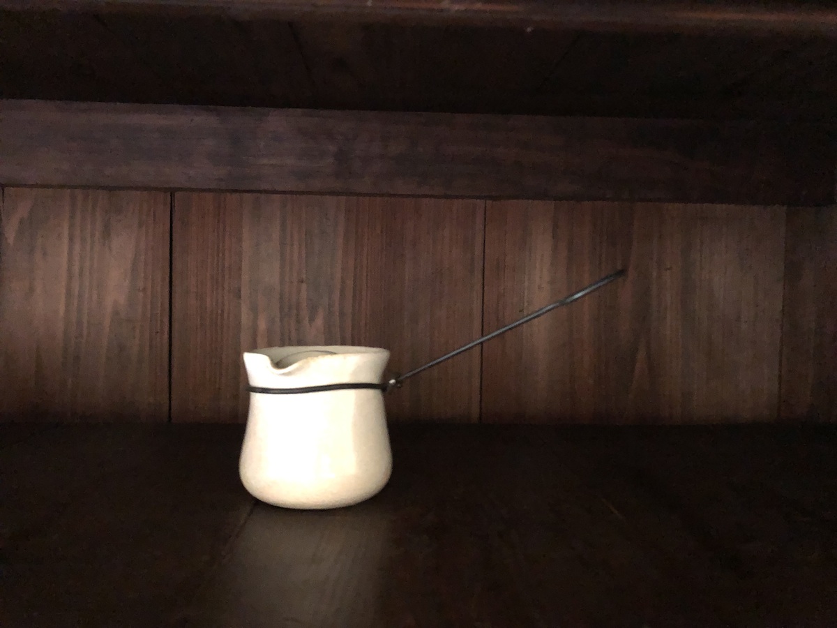 ご注文を承っている市川 孝さんの作品「煮茶器」です。